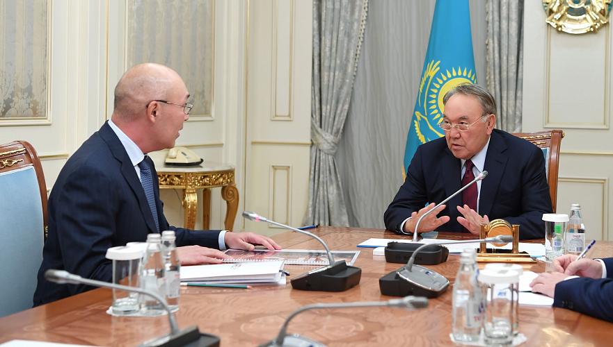 Назарбаеву рассказали о ходе становления МФЦА