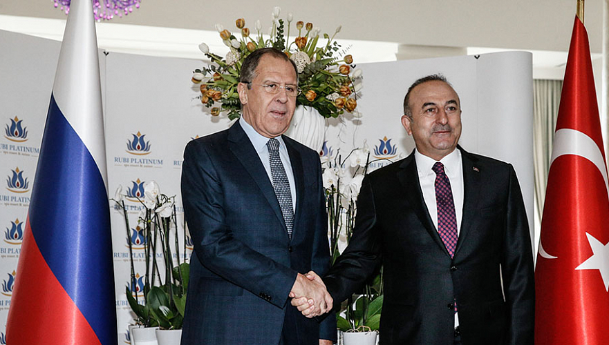Главы МИД РФ и Турции обсудили подготовку к предстоящей в Нур-Султане встрече по Сирии