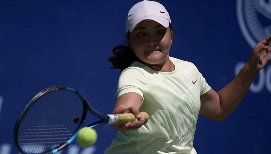 14-летняя казахстанка стала финалисткой теннисного турнира в Австралии