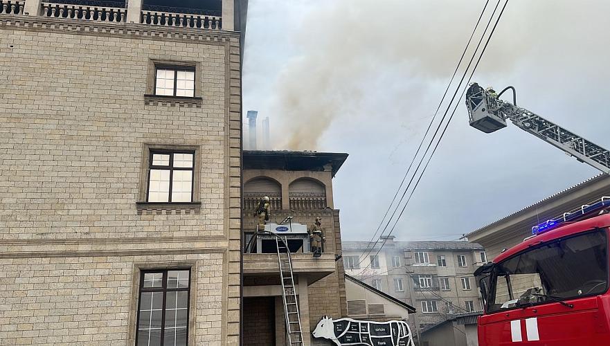 Пожар в кафе произошел в Алматы