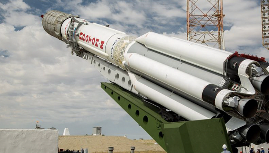 Ракета «Протон-М» с российским метеоспутником «Электро-Л»» стартовала с Байконыра