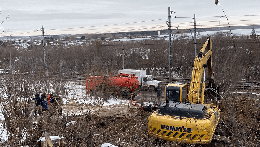 Петропавловск частично остался без водоснабжения из-за очередного прорыва водопровода