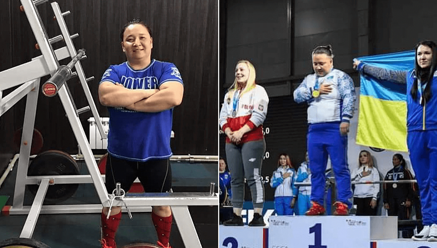 Казахстанка Жадыра Бердымухамбетова выиграла чемпионат мира по пауэрлифтингу в Алматы