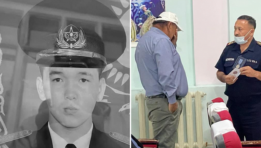 Погибшего при тушении степного пожара добровольца наградили посмертно в Жезказгане
