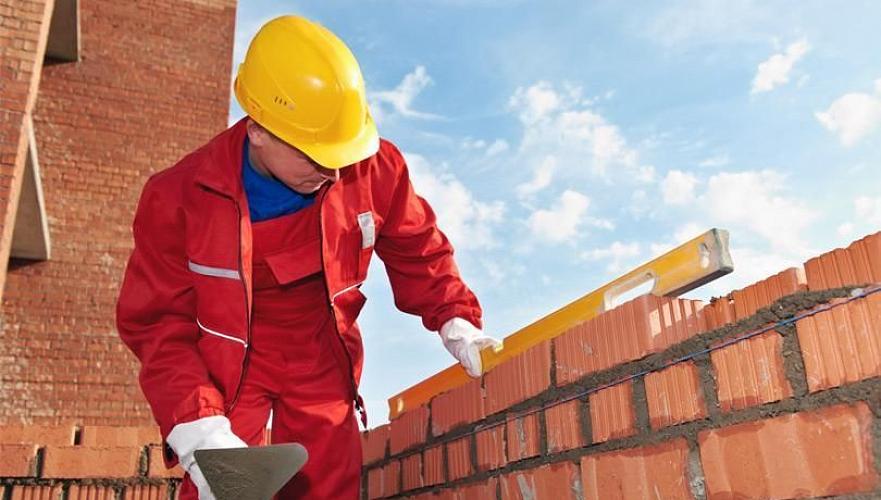 Объем строительных работ в Казахстане вырос на 11,4%