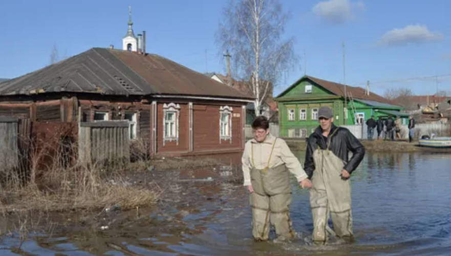 Приграничные районы Казахстане с Россией могут оказаться под угрозой из-за паводков