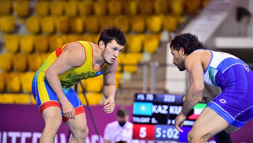 Казахстанец завоевал «золото» на чемпионате Азии по вольной борьбе
