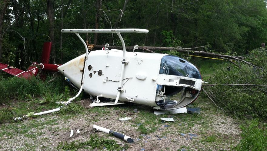 Helicopter crashed in the Issyk-Kul region