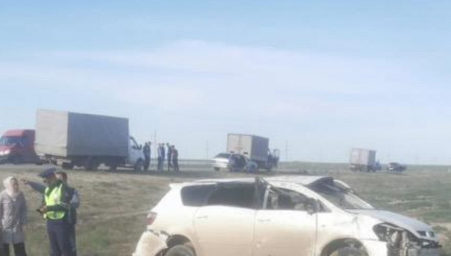 Трое погибли в результате ДТП на трассе в Атырауской области