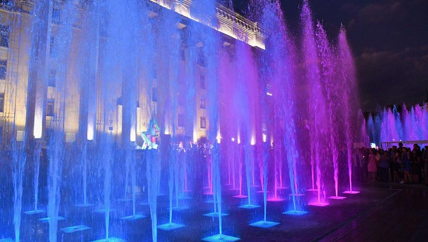 9 новых фонтанов планируют построить в Алматы в 2018 г.