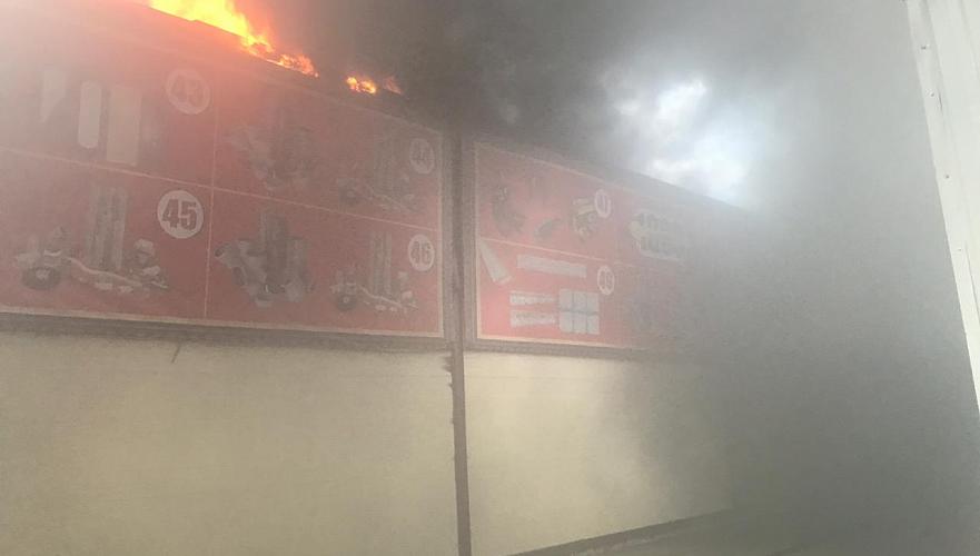 Пожар на рынке ликвидирован в Атырау