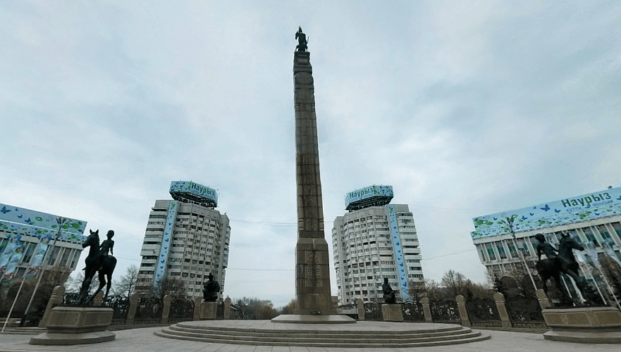 Район площади Республики в Алматы перекрыт на фоне протестов в Мангистау