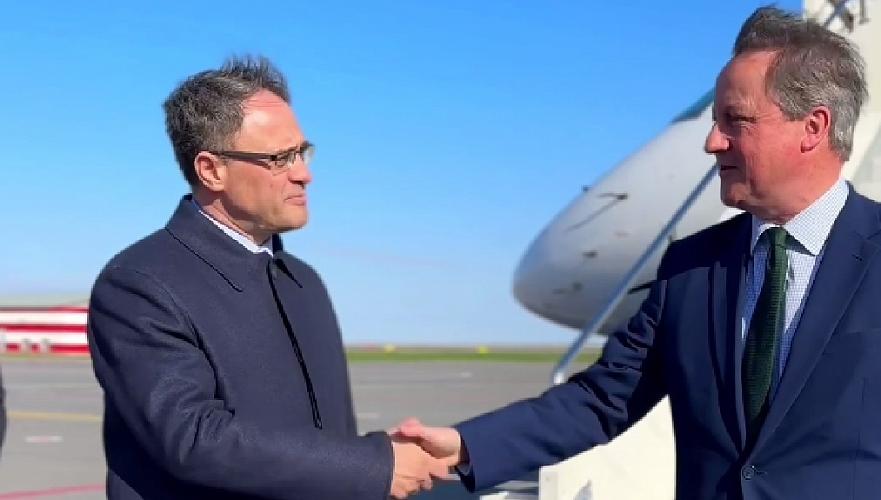 Ұлыбритания СІМ басшысы Дэвид Кэмерон Астанаға келді 