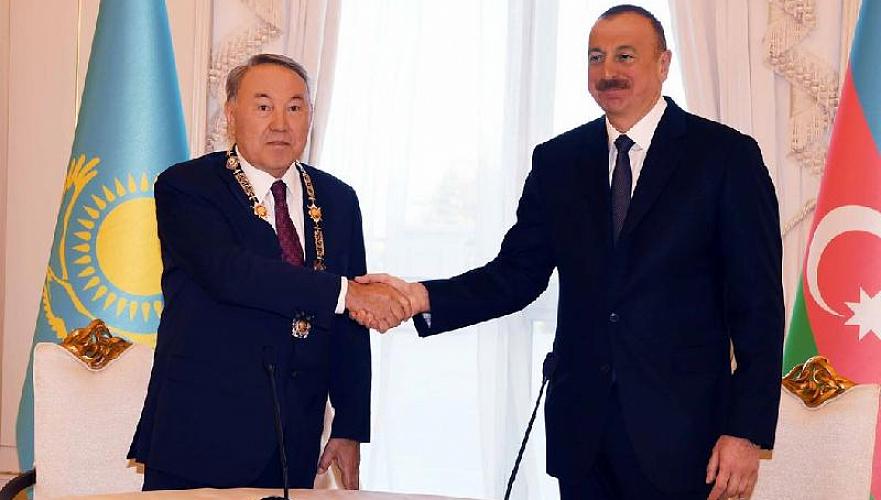 Назарбаев поздравил Алиева с его повторным избранием на пост президента Азербайджана