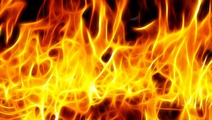 Перекинувшийся из России пожар тушат на площади более чем 1 тыс. га в «Семей орманы»