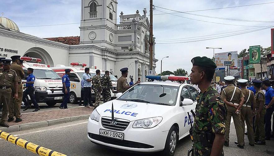 Токаев выразил соболезнования в связи с многочисленными жертвами в результате взрывов в церквях и отелях Шри-Ланки