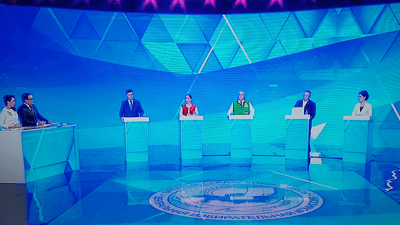 Дебаты в Казахстане. Теледебаты. Теледебаты 2018 года.