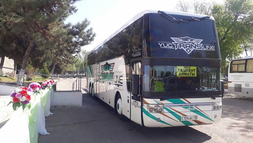 Регулярное автобусное сообщение запустили между Алматы и Ташкентом