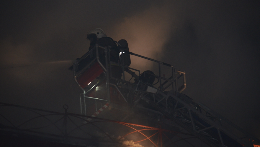 Пожар на бывшей мельнице купца Муратова потушили в Петропавловске