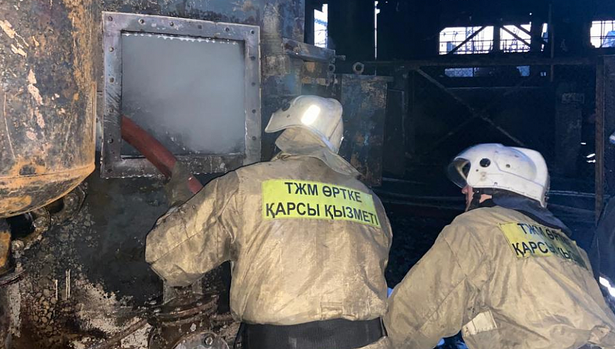 Более четырех часов тушили пожар на ТЭЦ-3 в Павлодаре
