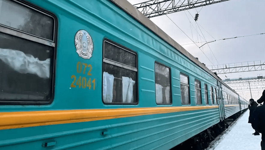 Отменен рейс поезда из Алматы в Шымкент