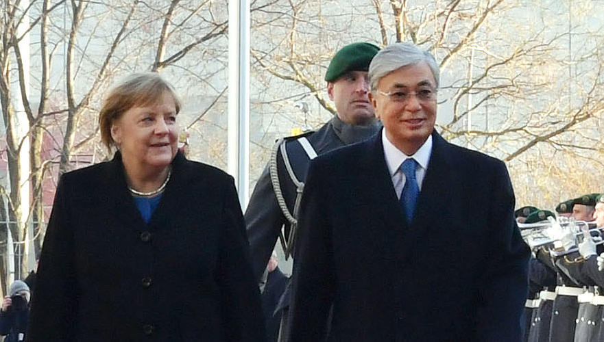 Токаев и Меркель провели переговоры в Германии