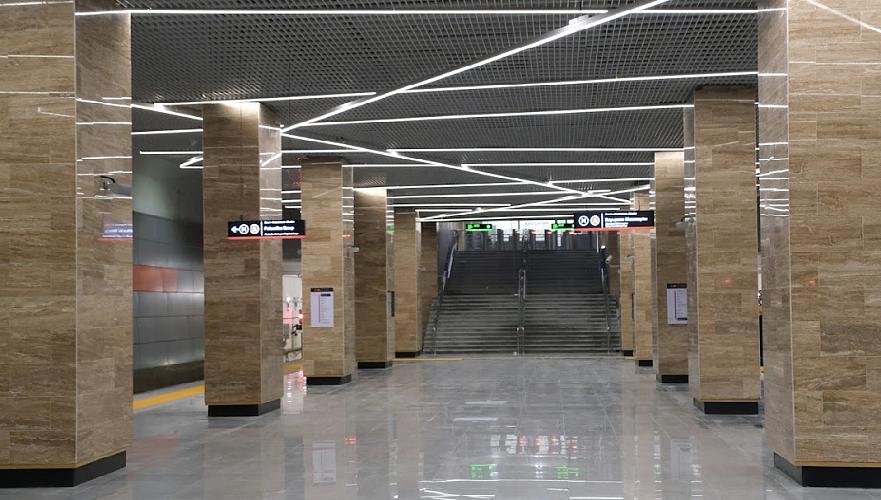 Новые станции метро открываются в Алматы