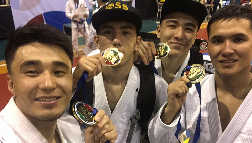 Все пятеро казахстанских джитсеров завоевали «золото» Кубка Мира в Таиланде