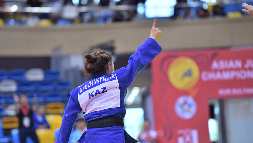 Казахстанка Абиба Абужакынова выиграла «серебро» чемпионата Азии по дзюдо в Нур-Султане