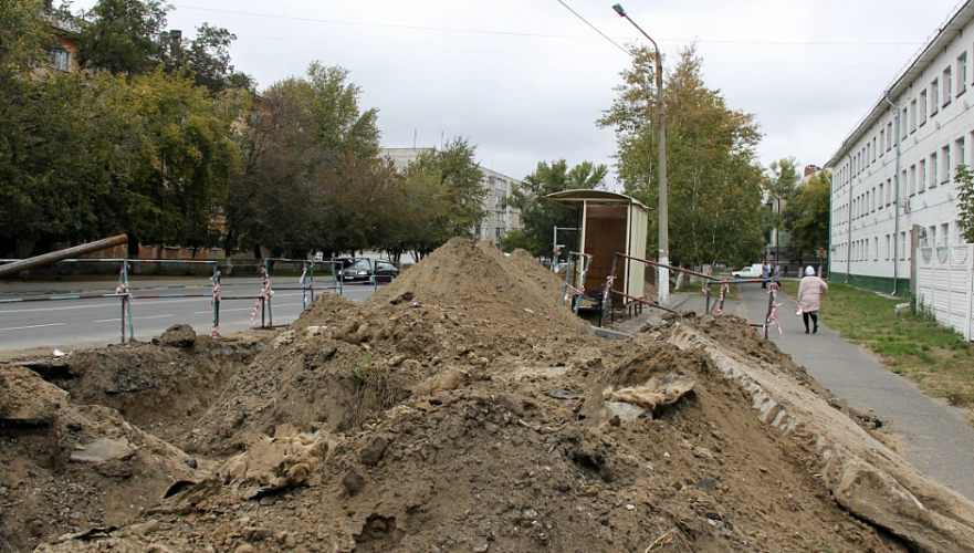 В Павлодаре незаконно перерыли асфальт 