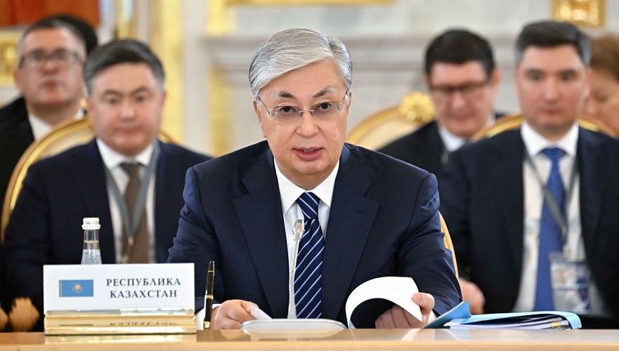 Токаев предложил подвести в 2024 году итоги первого этапа евразийской интеграции
