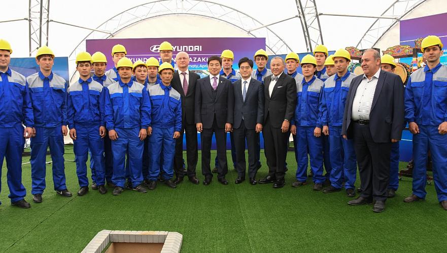 Первый камень в строительство нового автозавода заложили в Алматы
