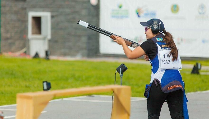 Казахстанка Орынбай завоевала «бронзу» на ЧА по стендовой стрельбе в Алматы
