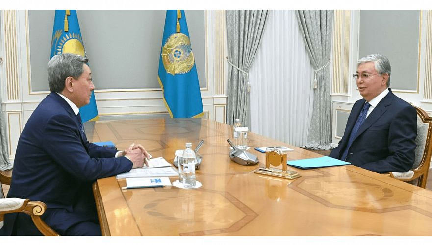 Токаев принял председателя Организации ветеранов Казахстана