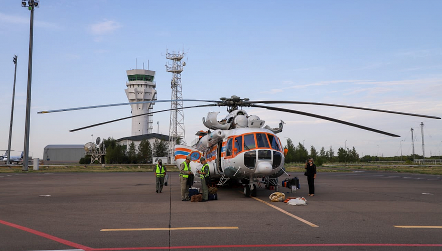 Казахстан направил два вертолета и 16 спасателей для тушения пожаров в Турции