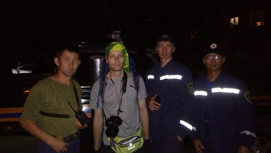 В горах Талгарского ущелья спасатели службы «109» нашли потерявшегося россиянина