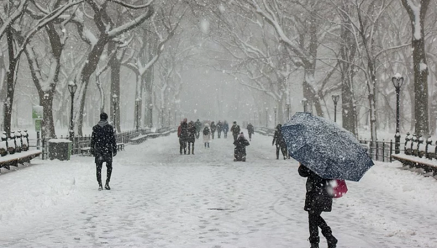 Снег ожидается в понедельник в Нур-Султане и Шымкенте, в Алматы без осадков