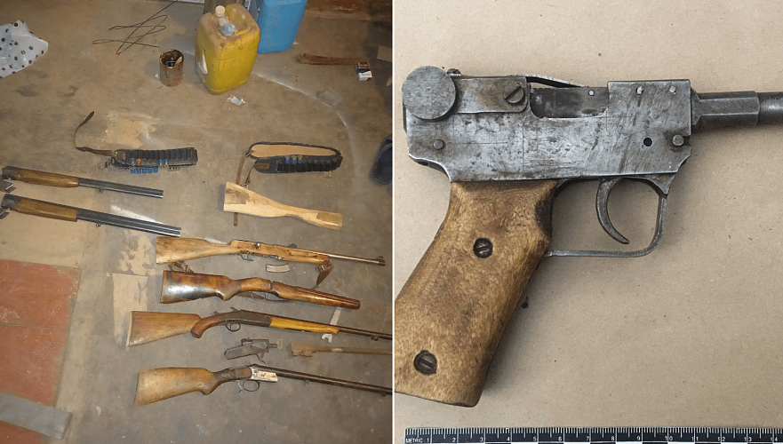 Арсенал самодельного огнестрельного оружия нашли дома и на пасеке у жителя ВКО
