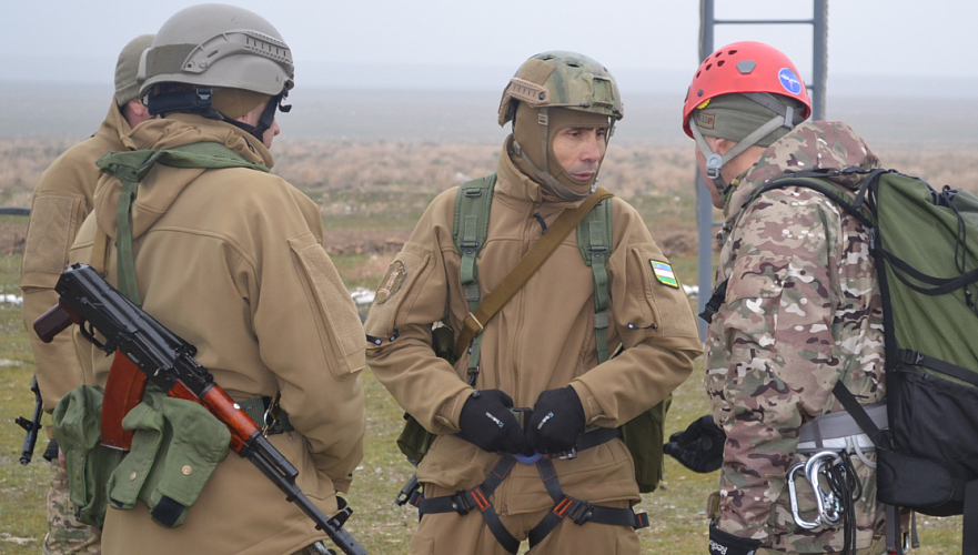 Совместные тренировки в горах провели военные Казахстана и Узбекистана