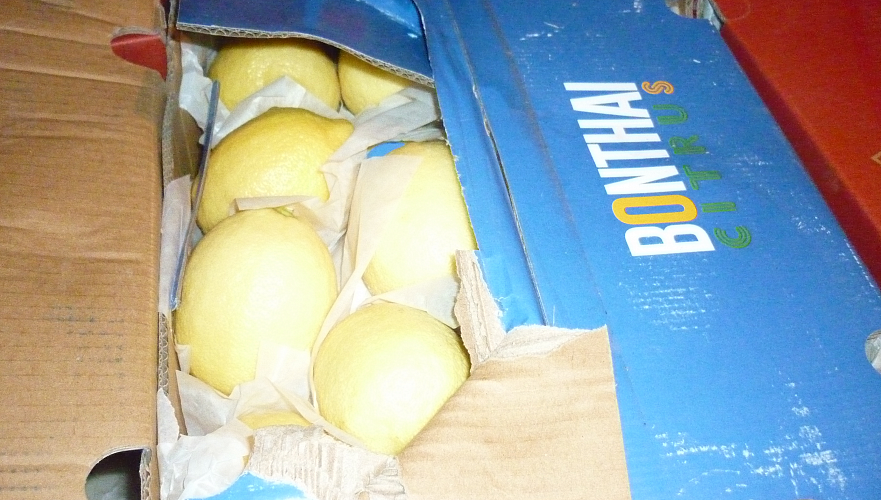 Более 19 тонн свежих лимонов не разрешили ввозить в Россию