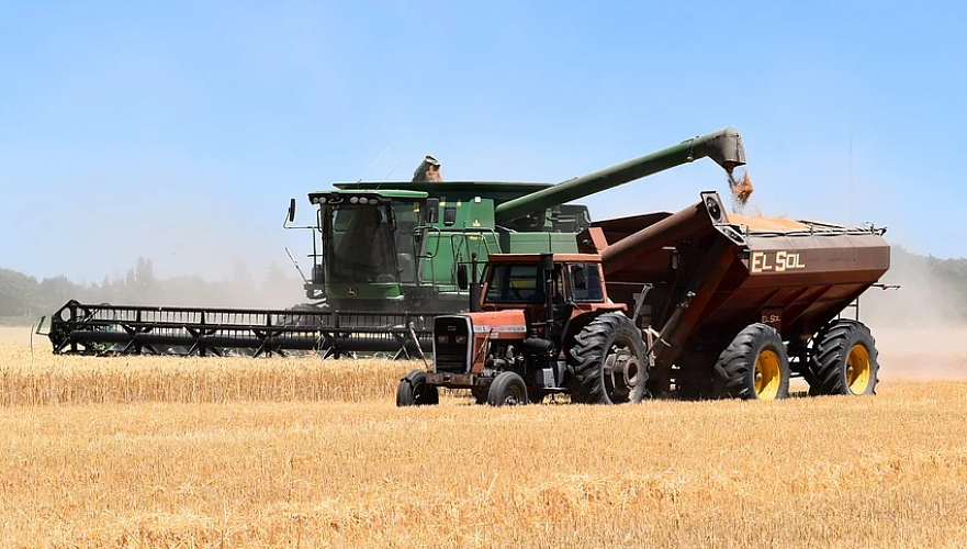В Жамбылской и Туркестанской областях убрано 93 тыс. га пшеницы – минсельхоз