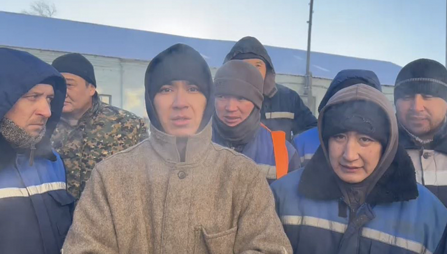 Работники тепловодоснабжения Жезказгана вышли на забастовку