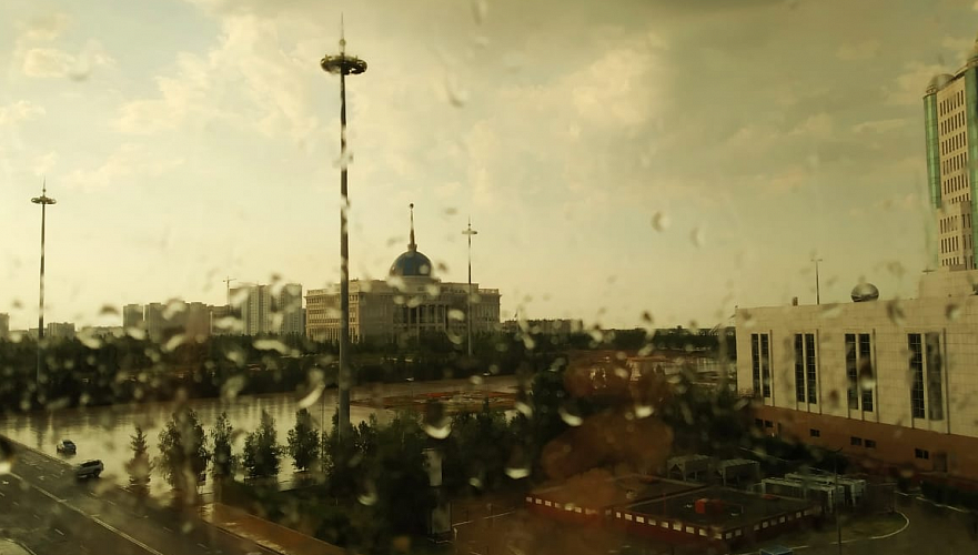 Дожди ожидаются в Нур-Султане, Алматы и Шымкенте в понедельник