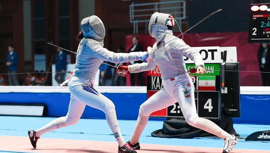 Женская сборная Казахстана по фехтованию на сабле пробилась в полуфинал чемпионата Азии в Токио