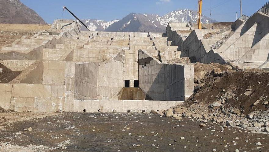 Строительство селезадерживающей плотины «Аюсай» в горах Алматы завершено на 89% – МЧС