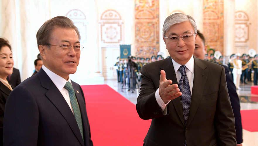 Президенты Казахстана и Южной Кореи провели переговоры в Акорде