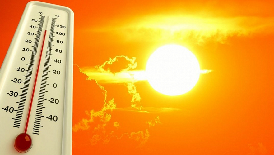 Сильная жара ожидается в пятницу на большей части территории Казахстана
