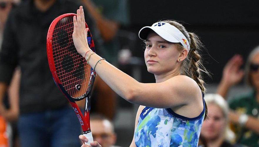Елена Рыбакина стала чемпионкой престижного турнира в Австралии