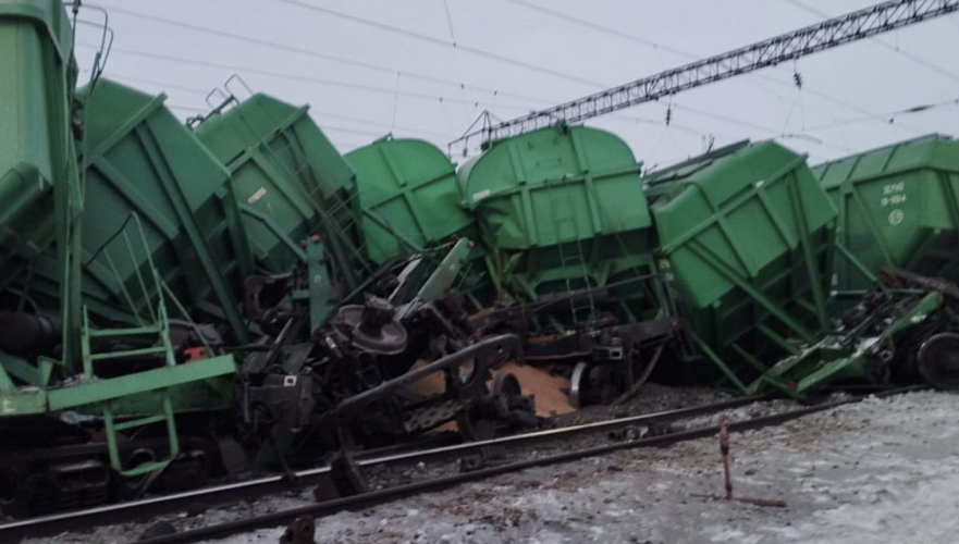 Ущерб от схода вагонов в Карагандинской области оценивают в Т1 млрд