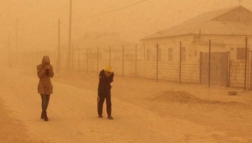 Сильный ветер с пыльной бурей ожидают синоптики в Кызылординской области